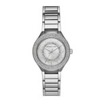 Michael Kors Women’s Silvertone Round Face Kerry Watch