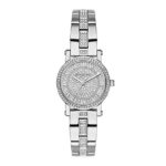 Michael Kors Women’s Silvertone Round Face Petite Norie Watch