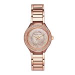 Michael Kors Women’s Rose Goldtone Round Face Kerry Watch