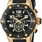 Invicta Men’s 17200 Speedway Analog Display Japanese Quartz Black Watch