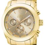 Invicta Women’s 17901 Angel Analog Display Swiss Quartz Gold Watch