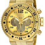 Invicta Men’s Quartz Diving Watch with Stainless Steel Strap, Gold, 29.3 (Model: 25076)