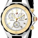 MICHELE Women’s MWW12F000057 Tahitian Jelly Bean Analog Display Analog Quartz Black Watch