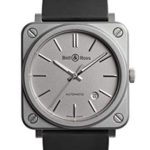 Bell & Ross Aviation Instruments BR S-92 Grey Matte Mens Automatic Watch BRS92-GR-ST/SRB