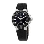 Oris Aquis Black Dial Automatic Mens Rubber Watch 01 733 7730 4154-07 4 24 64EB