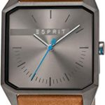 Esprit Mens Analogue Quartz Watch with Leather Strap ES1G071L0025