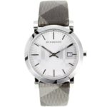 Burberry Women’s BU1869 Stainless Steel Analog Silver Dial Watch