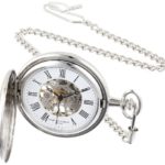 Charles Hubert 3859 Two-Tone Mechanical Pocket Watch