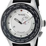 Nixon Men’s ‘Passport’ Swiss Quartz Stainless Steel and Nylon Watch, Color:Blue (Model: A3211433)