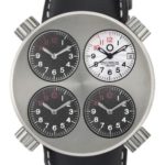 Meccaniche Veloci Men’s W106SS_120 Quattro Valvole Four Time Zone Watch