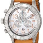 Nixon Women’s A4241603 42-20 Chronograph Leather Watch