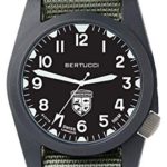 Bertucci Gamekeeper 13368 Unisex Defender Drab Nylon Band Black Quartz Dial Watch