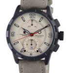 Meccaniche Veloci Men’s W503PR_112 Automatic Black PVD Khaki Green Fabric Beige Dial Chronograph Watch