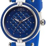 Invicta Women’s Bolt Stainless Steel Quartz Watch with Rubber Strap, Blue, 18 (Model: 28942)