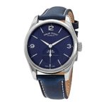 Armand Nicolet Gents-Wristwatch LB6 Small Seconds Limited Edition Analog Hand-Winding A134AAA-BU-P140BU2