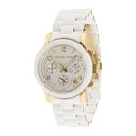 Michael Kors MK5145 Women’s Two Tone Stainless Steel Quartz Chronograph White Dial Watch