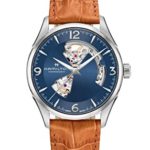 Hamilton Jazzmaster Open Heart Automatic Men’s Leather Watch H32705541