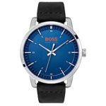 Hugo Boss Orange Stockholm Blue Dial Leather Strap Men’s Watch 1550072