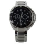 Adee Kaye AK 4014-M Men Wrist Watch Stainless Steel – Black Face AK4014