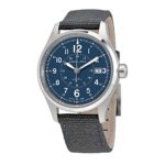 Hamilton Khaki Field Automatic Blue Dial Mens Nylon Watch H70305943