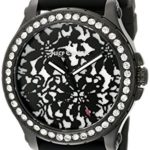 Juicy Couture Women’s 1901300 Hollywood Analog Display Quartz Black Watch