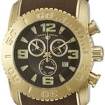 Swiss Legend Men’s 10070-YG-04-BRWS Commander Pro Analog Display Swiss Quartz Brown Watch