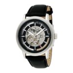 Kenneth Cole New York Men’s Automatic Stainless Steel Case Pig Skin Leather Black,(Model:KC1631)