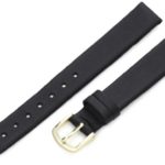 Hadley-Roma 13mm ‘Women’s’ Leather Watch Strap, Color:Black (Model: LSL712RA 130)