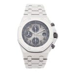 Audemars Piguet Royal Oak Offshore Mechanical (Automatic) Grey Dial Mens Watch 26470PT.OO.1000PT.01 (Certified Pre-Owned)