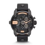 Diesel Men’s DZ7291 Little Daddy Analog Display Analog Quartz Black Watch