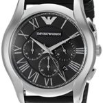 Emporio Armani Men’s AR1700 Dress Black Leather Watch