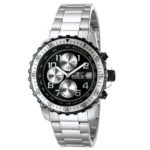 Invicta Men’s 6000 Pilot Collection Stainless Steel Chronograph Watch