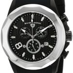 Swiss Legend Men’s 10042-BB-01-SB Monte Carlo Chronograph Black Textured Dial Black Silicone Watch