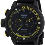 Welder by U-Boat K31 Chronograph Black Mens Watch Rubber Strap Calendar K31-2603