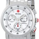 MICHELE Women’s MWW01C000021 Sport Sail Analog Display Swiss Quartz Silver Watch