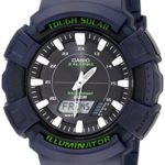 Casio Men’s AD-S800WH-2AVCF Solar Watch with Blue Resin Band