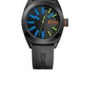 Hugo Boss Orange London Black Dial Silicone Strap Men’s Watch 1513053