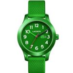 Lacoste Kids’ TR90 Quartz Watch with Rubber Strap, Green, 14 (Model: 2030001)