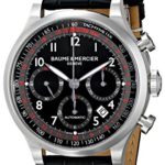 Baume & Mercier Men’s BMMOA10042 Capeland Analog Display Mechanical Hand Wind Black Watch