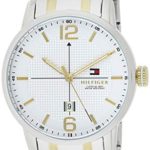 Tommy Hilfiger Men’s 1791214 George Analog Display Japanese Quartz Silver Watch