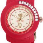 Juicy Couture Women’s 1900652 BFF Hot Pink Plastic Bracelet Watch