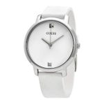 Guess nova Womens Analog Quartz Watch with Silicone Bracelet W1210L1