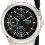 Casio Men’s EF305-1AV Edifice Multifunction Watch With Black Resin Band