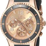 Invicta Women’s BLU Stainless Steel Quartz Watch with Silicone Strap, Two Tone, 1 (Model: 24189)