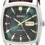 Seiko Men’s Recraft Series Automatic Leather Casual Watch (Model: SNKP27)