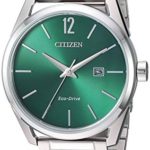 Citizen Men’s Eco-Drive Japanese-Quartz Stainless-Steel Strap, Silver, 21 Casual Watch (Model: BM7410-51X)