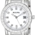 Bulova Women’s 96R105 Diamond-Accented Stainless Steel Watch