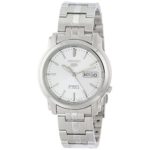 Seiko Men’s SNKK65 Seiko 5 Automatic Stainless Steel Watch with Silver-Tone Dial