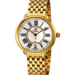 MICHELE Women’s MW21B00A9963 Serein 16 Analog Display Swiss Quartz Gold Watch Head