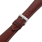 MS-906 Brown 22mm Hadley-Roma Men’s Genuine Leather Watch Band